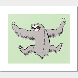 Sloth Hug Posters and Art